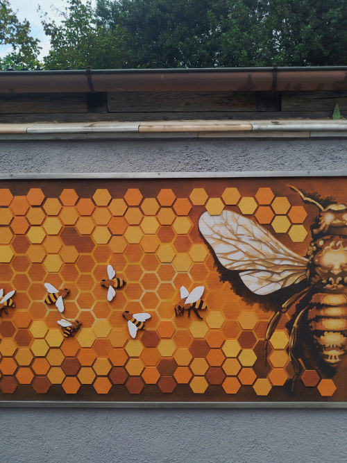 Murale tattile Le api